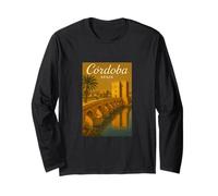 Cordoba Spagna 50s Vintage Retro Travel Poster Art Graphic Maglia a Manica