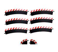 Cordoli Esterni Per Curve Raggio 30 gradi (6) + Terminali (2) Slot Car Accessori