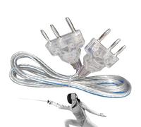 Cordon de Corps d' - Trasparente Flessibile | Accessorio léger Pour feuille et Main d' | Fiche à Broche Durable en Alluminio | Idéal Pour Sabre, entraînement et compétition