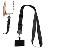 Cordón para teléfono móvil, Cordón para el cuello del teléfono, Cordón de nailon antipérdida para teléfonos inteligentes, Soporte para teléfono extraíble para el cuello, accesorios multifuncionales pa