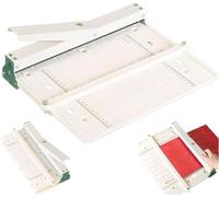 Cordonatrice Manuale di Servizio con Blocco di Posizionamento Esteso e Scala Trasparente, Cordonatrice Manuale, Strumento di Piegatura per Carta A3/A4 per Lettere, Creazione di Cartoline