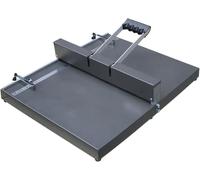 Cordonatrice manuale for carta resistente con larghezza di lavoro di 350 mm e profondità di rientranza di 0,8 mm, for copertine di libri, opuscoli e biglietti di auguri A3 A4