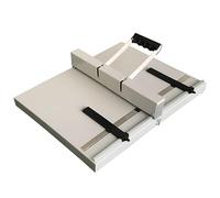 Cordonatrice manuale piccola per carta, cordonatrice manuale da 350 mm, base antiscivolo, cordonatrice per carta con righello di posizionamento per ufficio commerciale - Cordonatrice per cartelle di