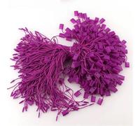 Cordoncini di fissaggio con chiusura a scatto, 1500 pezzi, quadrati, per etichette per vestiti, 11 colori, per attaccare etichette (6 viola)