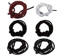 Cordoncini Di Ricambio a Strisce Da 6 Pezzi, Coulisse per Cappello, Coulisse per Felpa Con Cappuccio, Estremità Con Fibbia in Metallo, Adatto per Abbigliamento Sportivo, Scarpe Da Ginnastica (150 Cm)