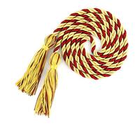 Cordoncini per laurea in oro rosso, corde per laurea 2024, cordino con nappe per laurea, corde d'onore, corde intrecciate lunghe 170,2 cm, per decorazioni di laurea, abiti da laurea, master e