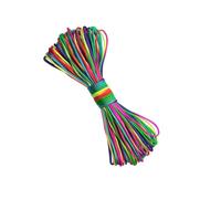 Cordoncino arcobaleno colore 4 mm corda 550 corde per braccialetti fai da te portachiavi escursionismo e altre attività all'aperto 31 metri