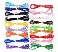 Cordoncino Elastico, Cordino Colorato, 18 Colori 90 Yards