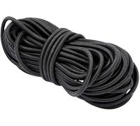 Cordoncino elastico rotondo per cappello, per artigianato, gioielli, maschere, cappelli da festa, disponibili, nero, 1mm - 10 metres