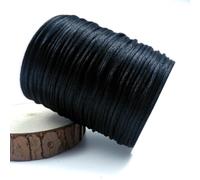 Cordoncino in nylon satinato da 2 mm, 90 m, o macramè, Rattail, collane, bracciali, perline, creazione di gioielli, Kumihimo, nodo cinese.