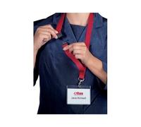 Cordoncini in tessuto con morsetto Durable - 036177 Cordoncini per badge in tessuto con morsetto 44 X 2 cm blu in poliestere in confezione da 10 Pz.