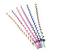 Cordoncino per capelli in silicone colorato, per trecce, multi elastico