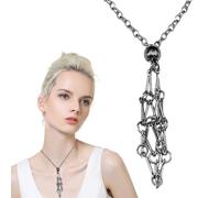 Cordoncino per collana con pietre vuote, supporto per collana con, ciondolo regolabile in pietra vuota, catene per la creazione di gioielli, per famiglie, amici, amanti delle