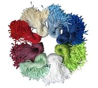 Cordoncino per etichette, 1000 pezzi, in plastica, lunghezza 20 cm, per appendere corda in poliestere, chiusura a scatto, passanti, chiusure per cravatte