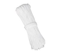 Cordoncino per tenda a pacchetto da 2 mm, 20 metri, bianco, per immagini, ombreggianti, in nylon intrecciato, per appendere cornici, per lavori artigianali