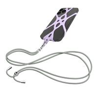 Cordoncino Smartphone con Silicone Universale Espandibile Regolabile 90cm
