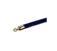 Cordone Colonna Divisorie Oro Ø 3,2X150 Cm Blu Velluto - 1 Unità