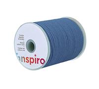 Cordone cotone intrecciato sottile blu reale 2,0 mm. 100 m.
