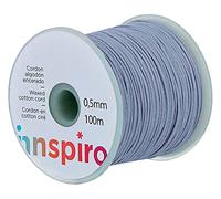 Cordone cotone intrecciato sottile blu zaffiro 2,0 mm. 100 m.