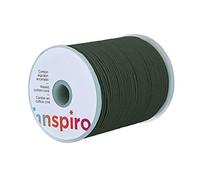 Cordone cotone intrecciato sottile verde oliva 1,5 mm. 100 m.