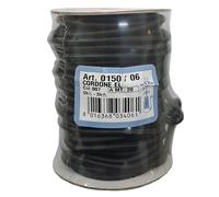 CORDONE ELASTICO 5 MM 20 METRI COLORE NERO