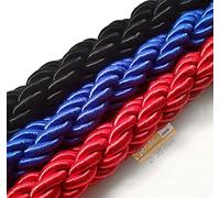 CORDONE INTRECCIATO AL METRO COLONNINA DA TEATRO RECEPTION SEGNA PERCORSO AREA - Rosso