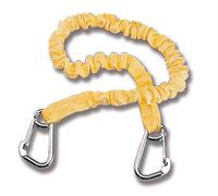 Cordone ombelicale elastico e non con doppio o triplo moschettone sicurezza mare