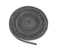 Cordone resistente al calore, Corda for guarnizione in fibra di vetro for stufe e caminetti 1022F Nero Bianco Multi dimensioni(Black,3/5inx118.1in)