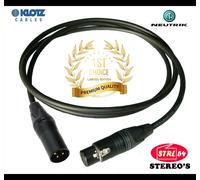 Cordone XLR Alta Qualità Cavo Audio Micro KLOTZ MY206UP Neutrik NC3FXX-B