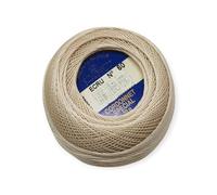 Cordonetto, Cordonnet special, Cotone per Uncinetto, Filet e Chiacchierino, Bianco B5200 Ecru, 20gr, Vari Spessori 20 30 40 50 60 70 80 100 (Ecru, 60)