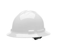 Cordova H36R1 - Casco rigido, a tesa intera, 6 punti, sospensioni a cricchetto e G, conforme al lavoro OSHA, protezione per costruzioni, rimodellamento, bianco