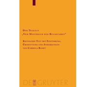 Cordula Bandt Der Traktat "Vom Mysterium der Buchstaben" (Copertina rigida)