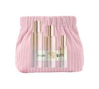 Corduroy Elastic Storage Bag - Travel Small Makeup Pouch | Corduroy Elastic Hair Tie Organizer, Corduóoy Makeup Bag Small CorduóoyOrganizer, Cosmetic For Handbag, rosa, Vedi la descrizione, Vedere la