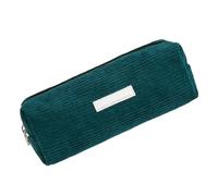 Corduroy Pencil Case Solid Color Large Pen Bag Stationery Pouch High School Student Stationery Bag,Corduroy Makeup Bag Travel Organizer Tool Pouch Small Makeup Bag for Purse,Zipper Portable StorageBag