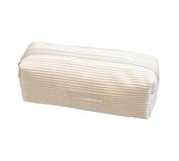 Corduroy Pencil Case Solid Color Large Pen Bag Stationery Pouch High School Student Stationery Bag,Corduroy Makeup Bag Travel Organizer Tool Pouch Small Makeup Bag for Purse,Zipper Portable StorageBag