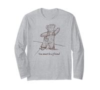 Corduroy You Must Be a Friend Teddy Bear Children's Book Maglia a Manica