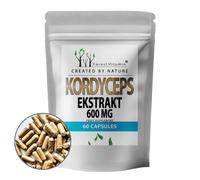 Cordyceps Sinensis 600mg - 60 capsule - estratto integratore - Forest Vitamin