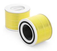 Core 300 Filtro di ricambio, 3 in 1 True HEPA Pet Care Filter, compatibile con Levoit Core 300, Core 300S, Parte # Core 300-RF-PA, confezione da 2, giallo