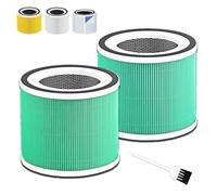 Core 300 Filtro di ricambio per assorbitore tossine LEVOIT Core 300 - Core 300S - Core300-P purificatore d'aria, filtro 3 in 1, carbone attivo efficienza, Core300-RF-TX (verde), confezione da 2