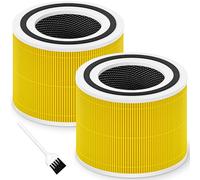 Core 300 Pet Care - Filtro di ricambio per purificatore d'aria LEVOIT Core 300, Core 300S e Core 300-P, ricambio 3 in 1 H13 True HEPA, rispetto alla parte # Core 300-RF-PA, confezione da 2, giallo