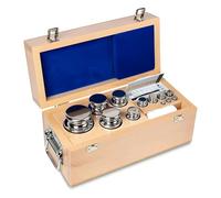 Core - 303 - E1 peso set 1 MG - 5 kg in acciaio INOX - in caso di legno - 303 08