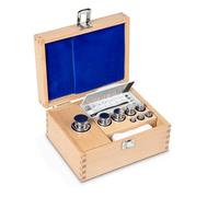 Core - 303 - E1 peso set 1 MG - 500 g, in caso di legno - acciaio inox 303/05