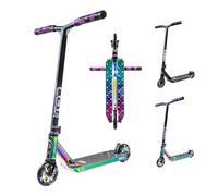 CORE CG1 - Mini monopattino acrobatico per bambini dai 6 anni in su, per principianti e avanzati, freestyle con ruote da 110 mm, scooter Pro per adolescenti e bambini, neochrome