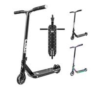 CORE CG1 - Mini monopattino acrobatico per bambini dai 6 anni in su, per principianti e avanzati, freestyle con ruote da 110 mm, monopattino professionale per adolescenti e bambini, nero