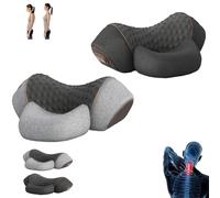 Core Hero 3-in-1 Neck Massage Pillow, Fisiorest 3 In 1 Neck Massager, Mycorehero Neck, My Core Hero Neck Massager Pillow, Corehero for Neck, Corehero Neck Massager (Black+Grey)