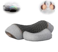 Core Hero Massage Pillow, Core Hero Neck Massager, 2025 New Fisiorest 3 in 1 Neck Massager, Adjustable Memory Foam Pillowslifting Airbag with Heat (gray)
