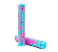 CORE Manopole per manubrio Pro, morbide 170 mm, a collo lungo, adatte per scooter acrobatici, BMX, MTB (skinny, colore rosa/blu), 170 mm