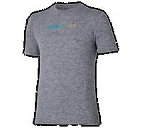 Core Mizuno Short SleeveTee Quicksilver Uomo TagliaM