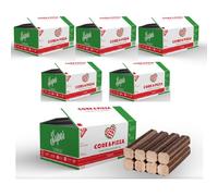 Core & Pizza Super, Tronchetti di Faggio 100% Pressato, Fiamme potenti e durature Certificati FSC, Ecologico, Ecosostenibile,18Kg(6, Faggio pressato)