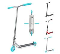 CORE SL3 - Monopattino completo professionale per qualsiasi età, scooter Pro per bambini, scooter per adulti, pronto da guidare, colore: cromo/foglia di tè